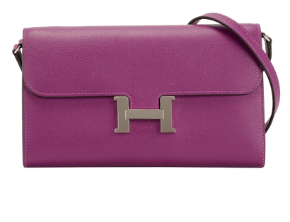 Constance To Go Wallet, &pound;5,500, Accessories, Purple, Leather, Front view